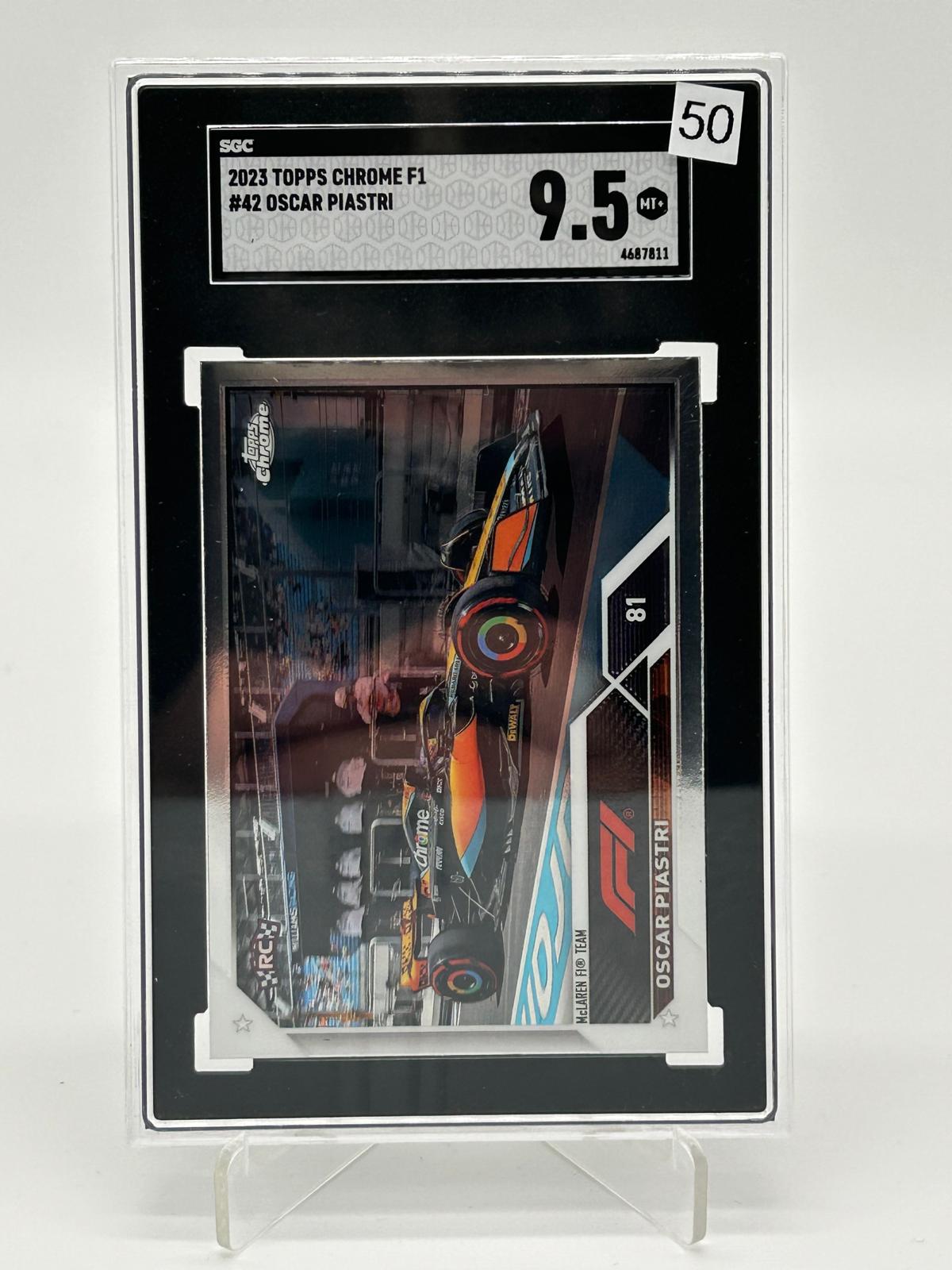 2023 Topps Chrome F1 - Oscar Piastri SGC 9,5