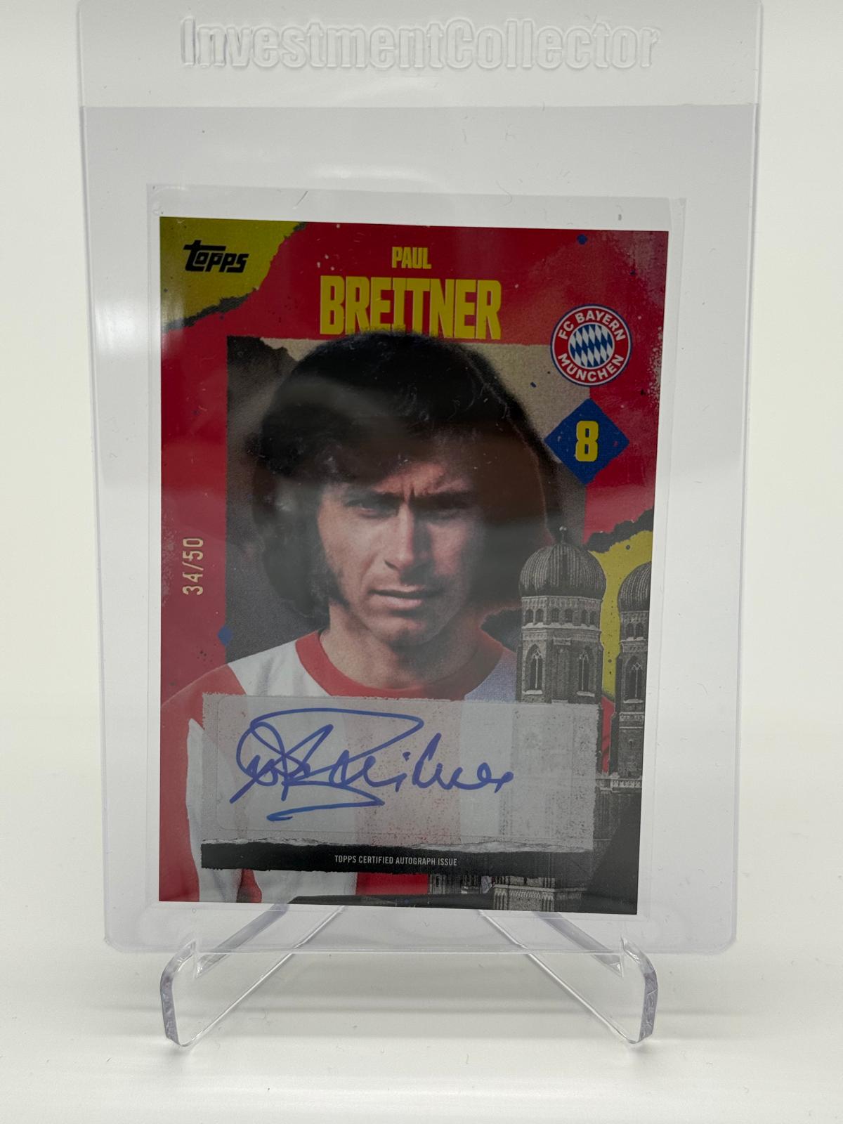 2025 Topps FC Bayern TS Paul Breitner Auto /50