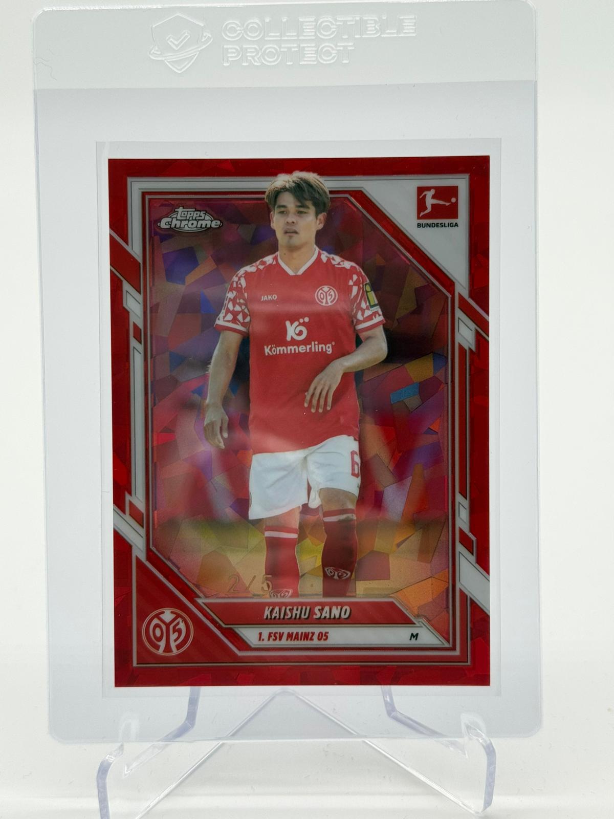 2026 Topps Chrome Bundesliga Kaishu Sano 2/5