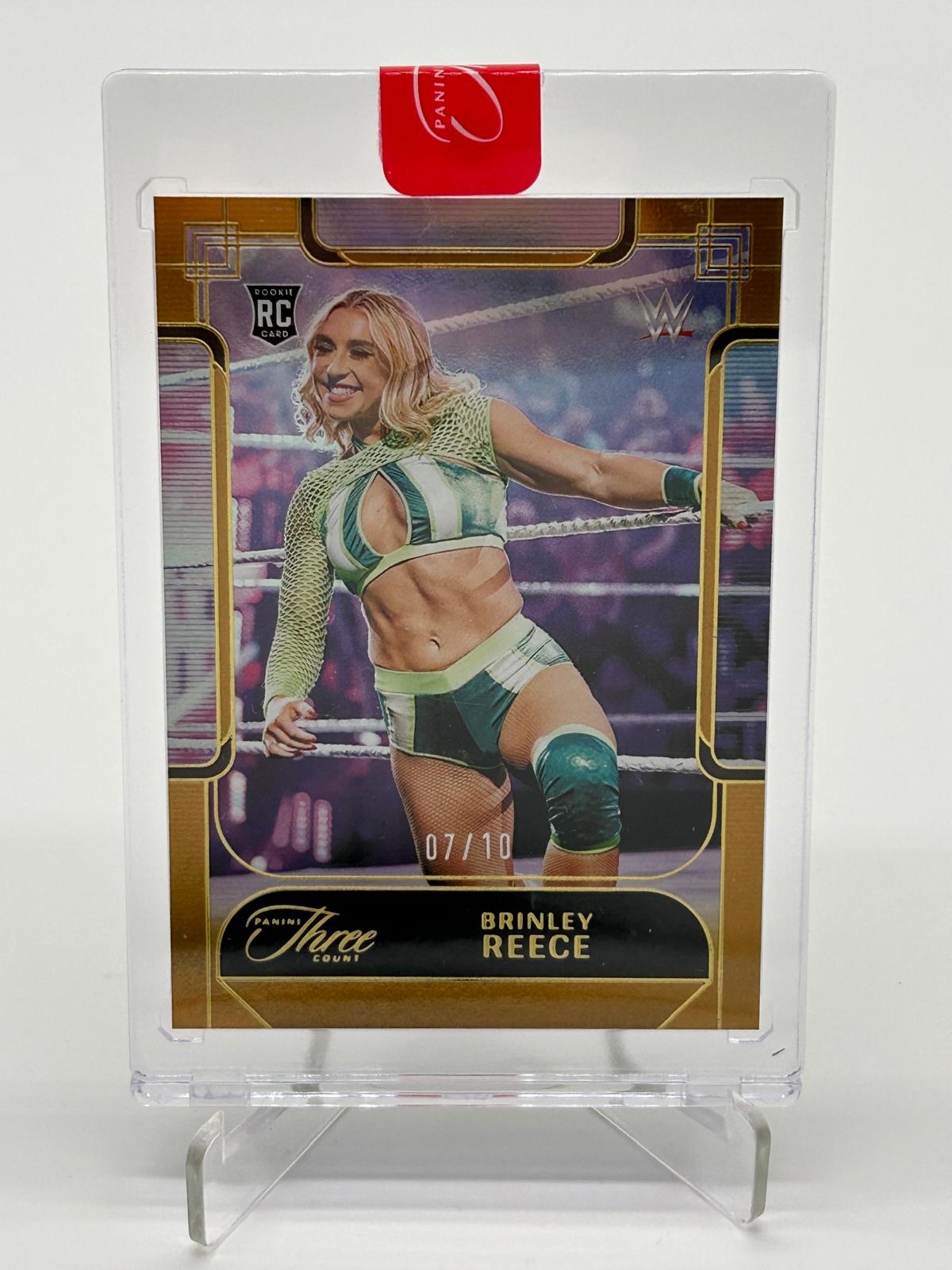 2024 Panini Three Count Brinley Reece RC /10