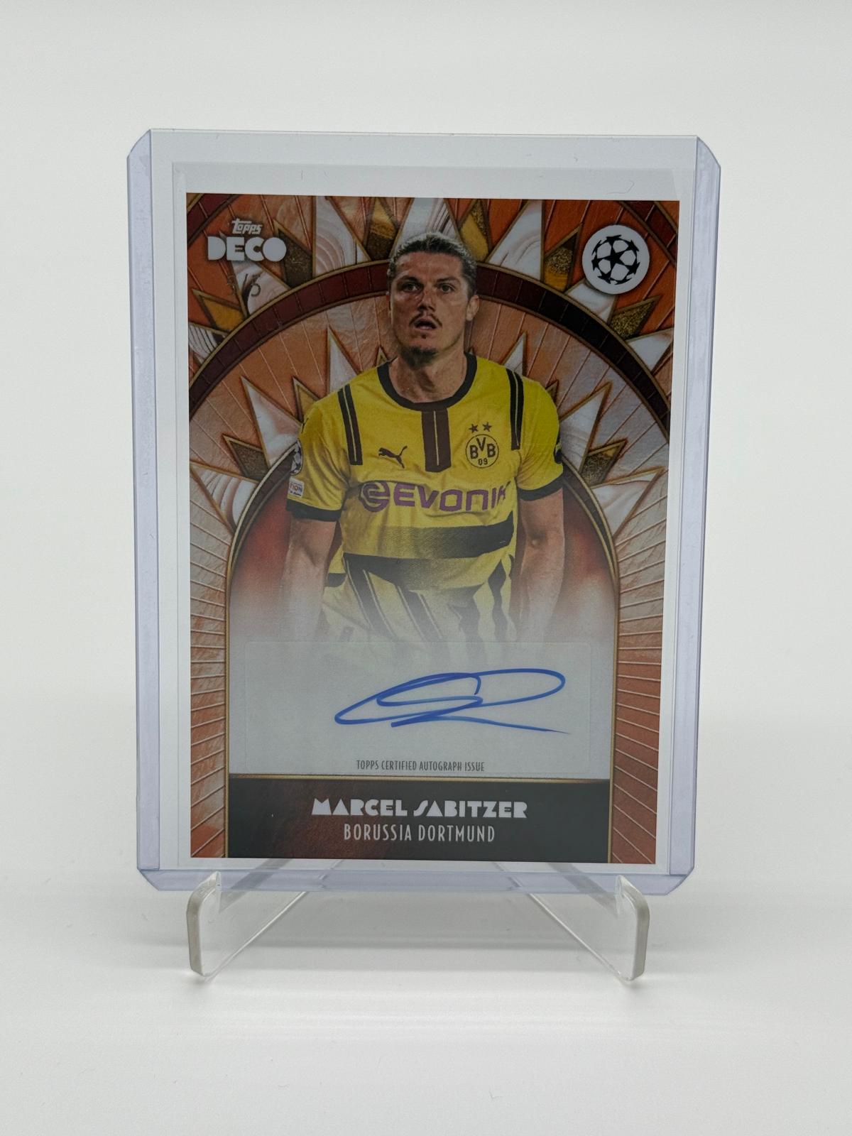2024-25 Topps UCC Deco Marcel Sabitzer Auto 5/5