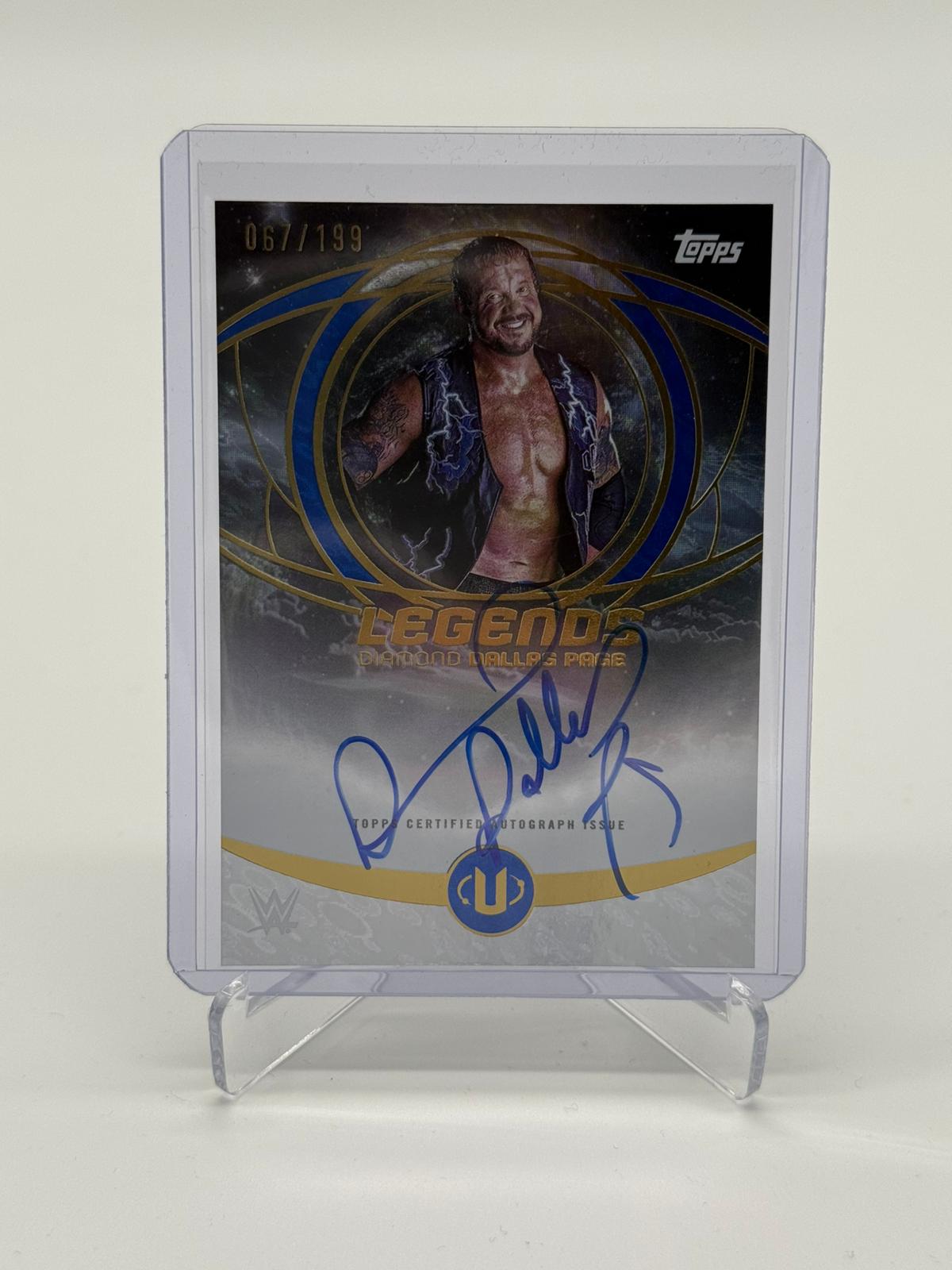 2025 Topps WWE Diamond Dallas Page Auto 067/199