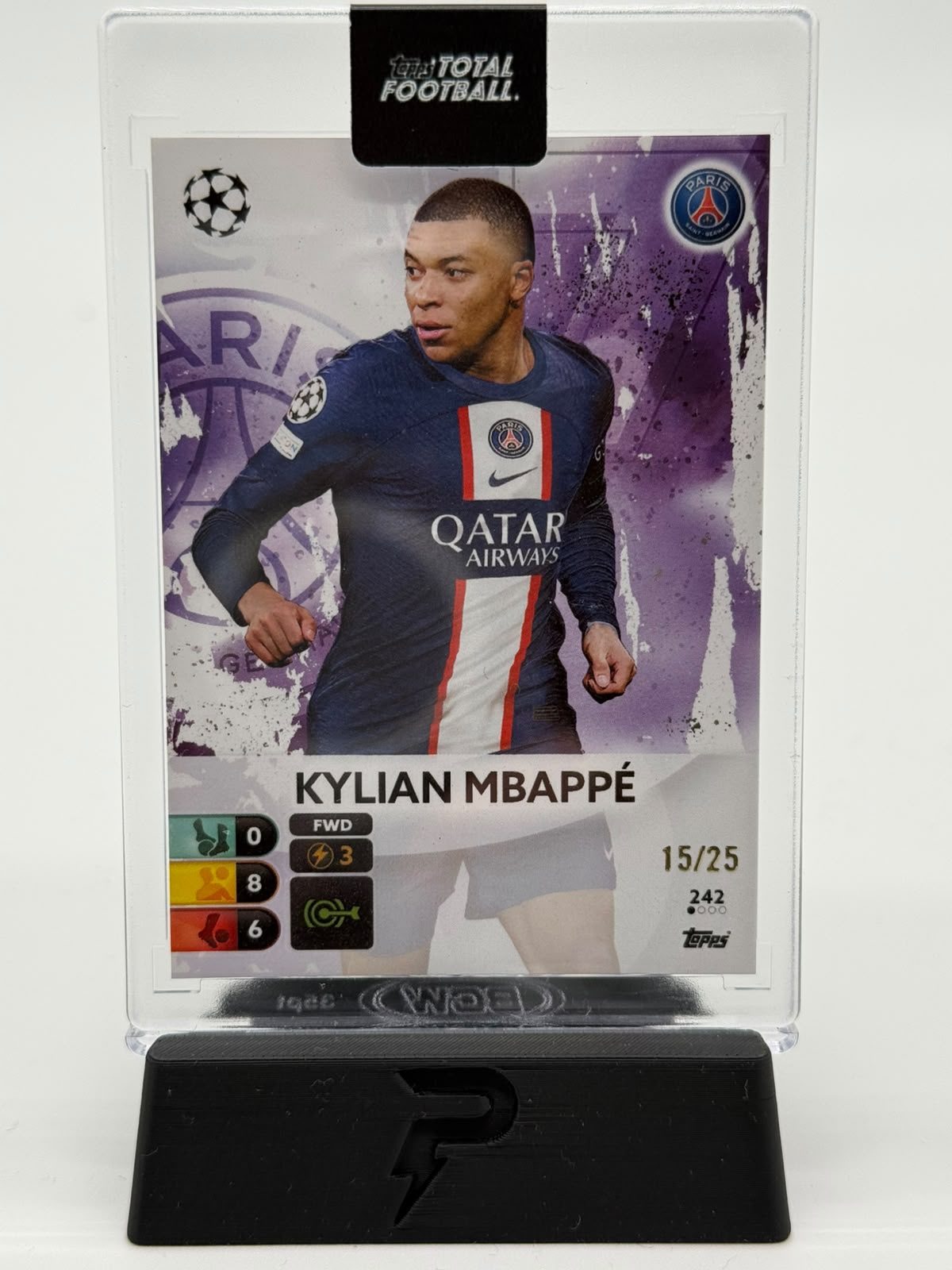 2022-23 Topps Total Football Kylian Mbappe 15/25