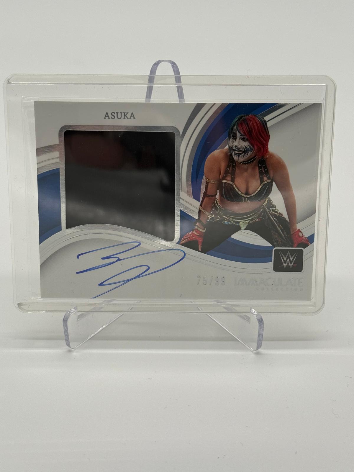 2023 Panini Immaculate WWE Asuka Premium Memorabilia Autograph /99