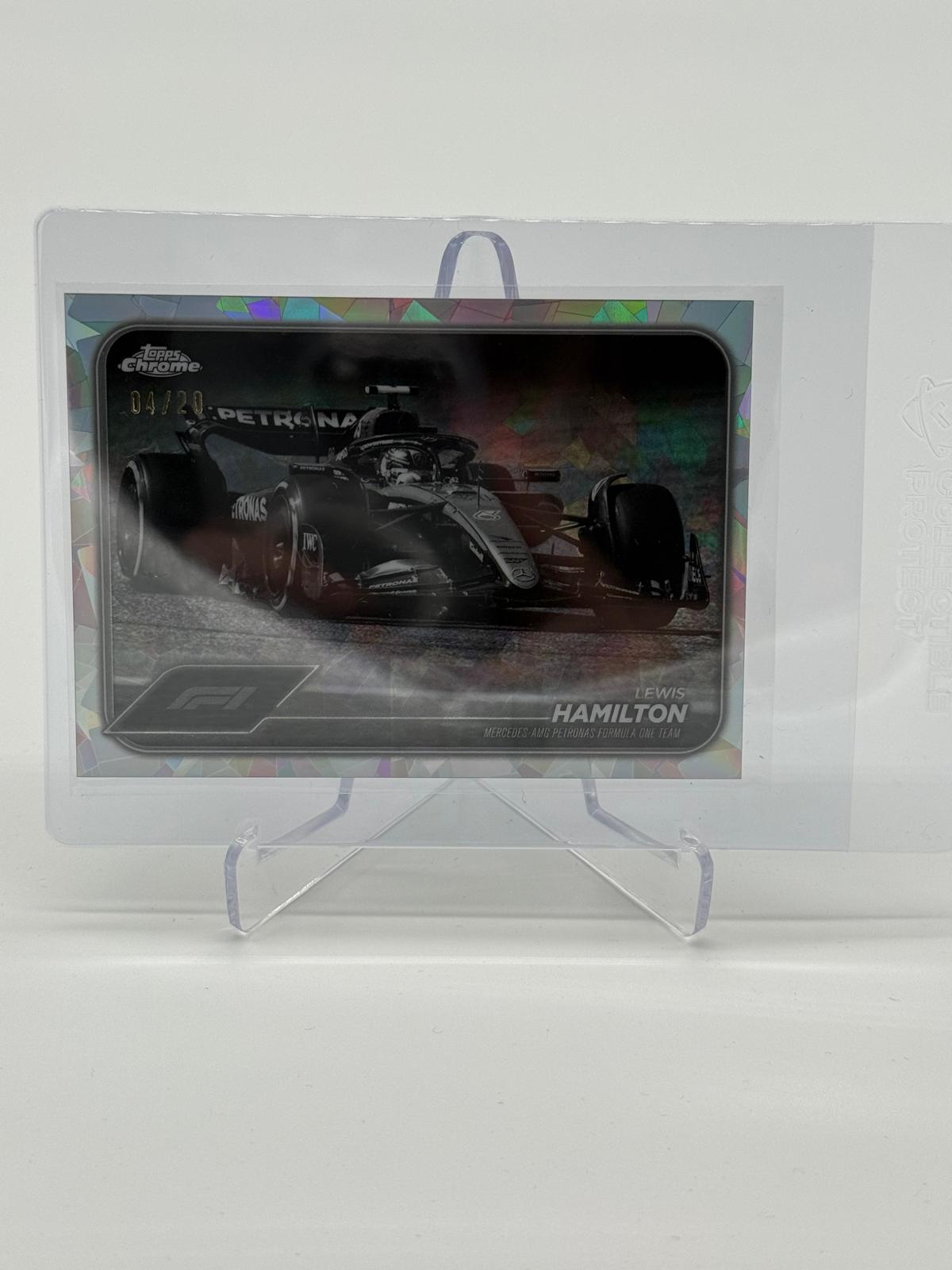 2024 Topps Chrome F1 Lewis Hamilton 04/20 Sapphire #78