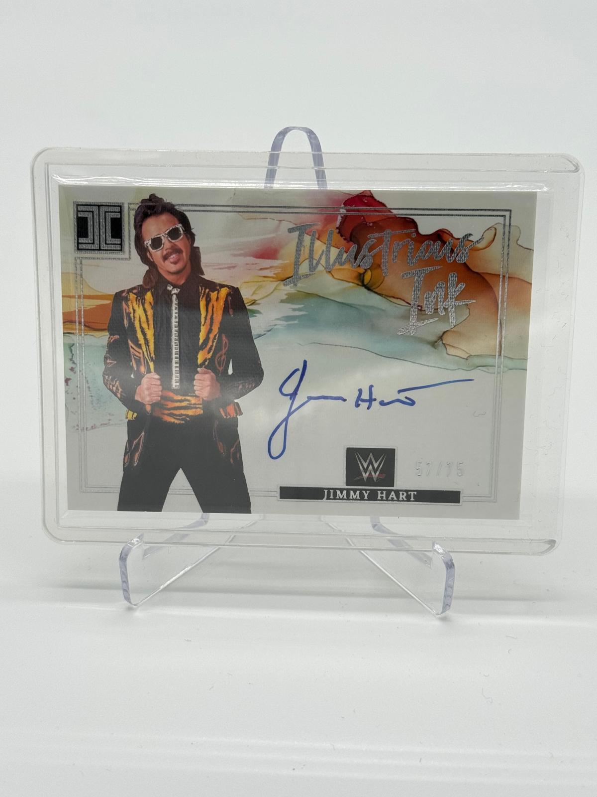 2023 Panini Impeccable WWE Jimmy Hart Illustrious Ink /75