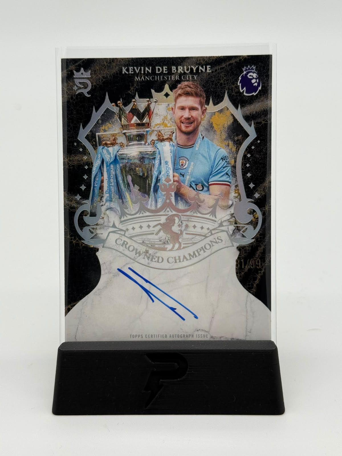 2026 Topps Premier League Royalty Kevin De Bruyne Auto 81/99