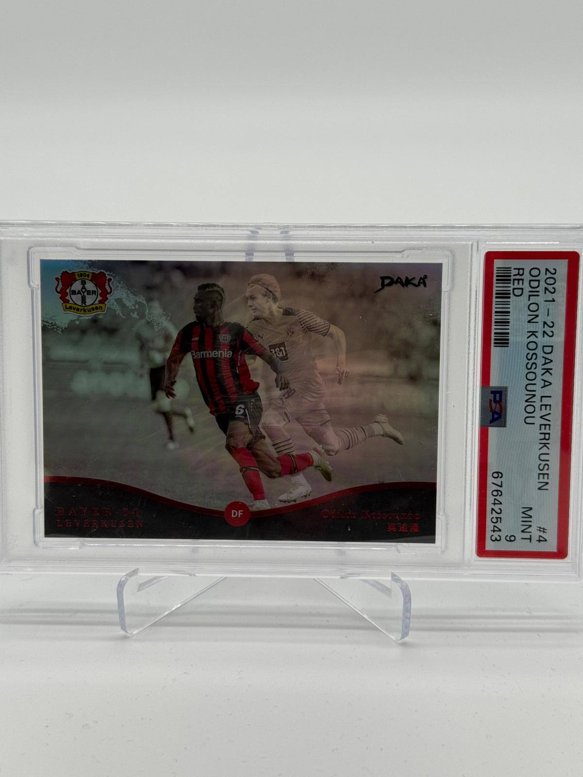 2021-22 DAKA Odilon Kossounou 08/10 PSA 9
