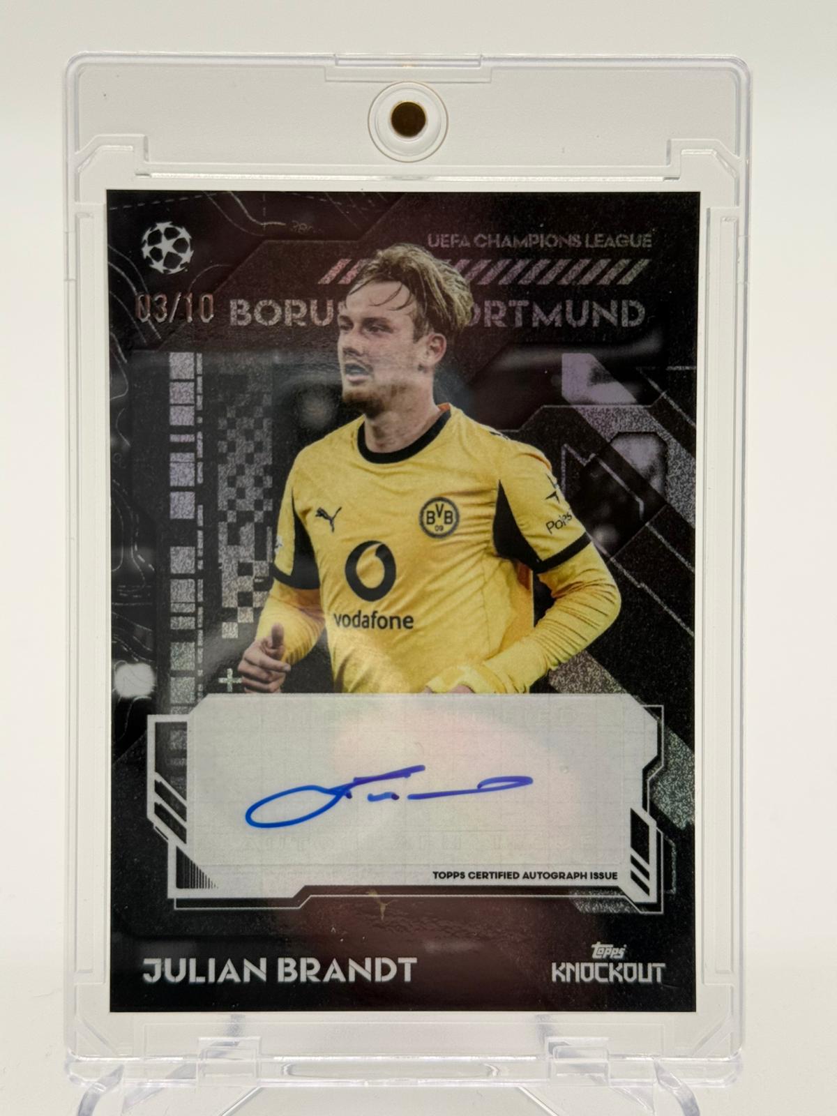 2026 Topps Knockout Julian Brandt Autogramm 03/10