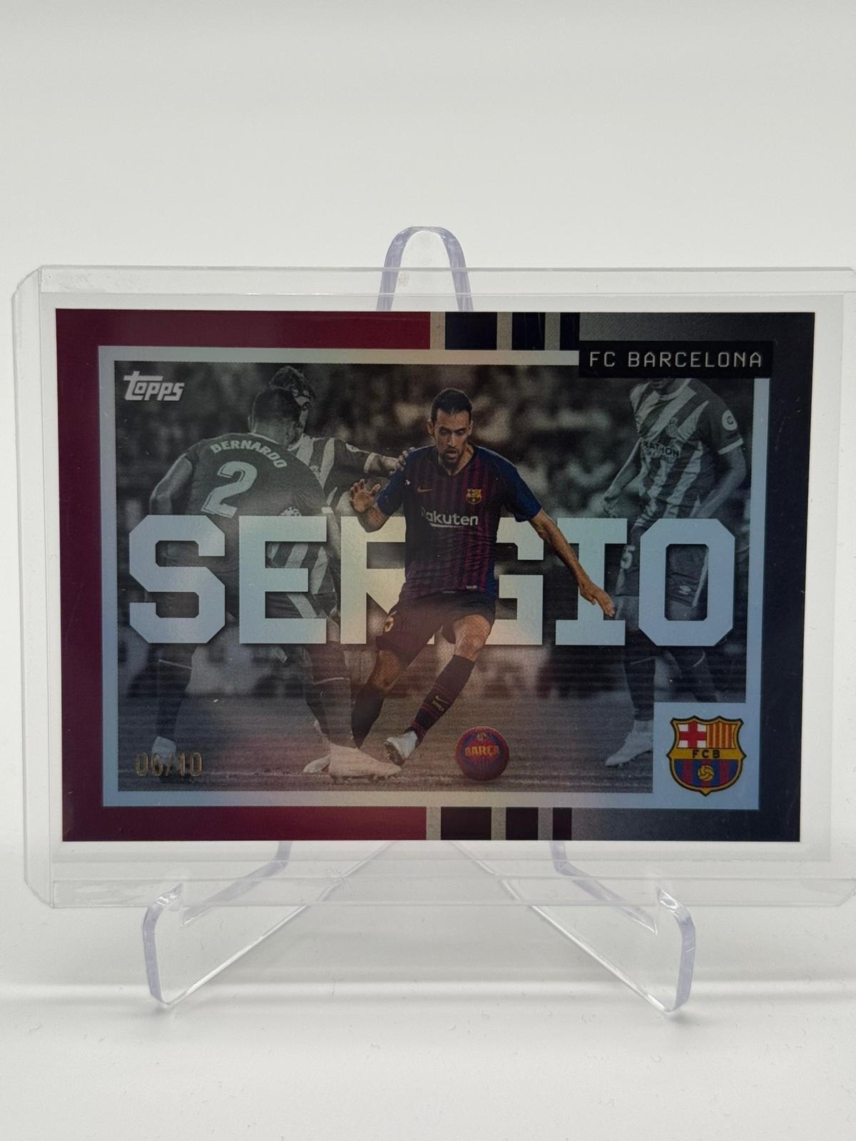 2025 Topps FC Barcelona Teamset Sergio 06/10