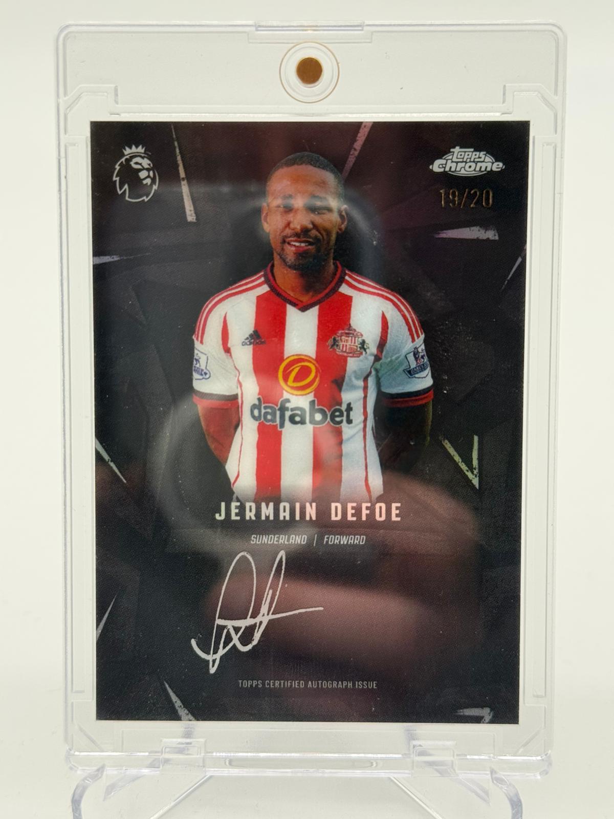 2026 Topps Premier League Jermain Defoe SSP Autogramm 19/20
