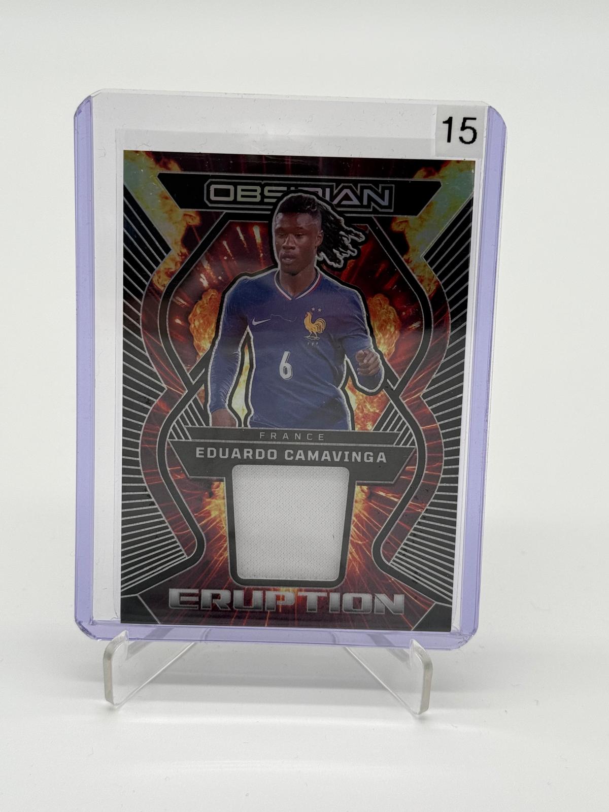 2023-24 Panini Obsidian Eduardo Camavinga Patch /199