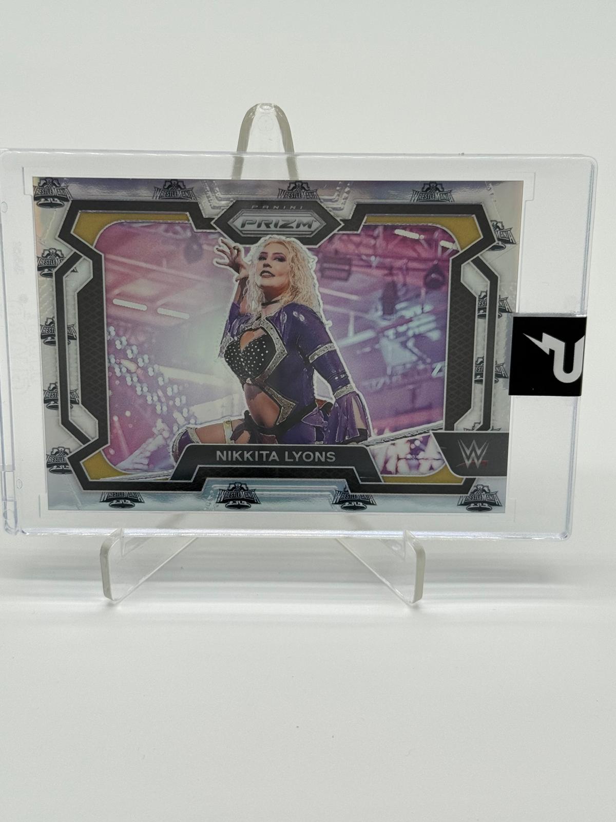 2024 Panini Prizm WWE Nikkita Lyons /40 Wrestle Mania
