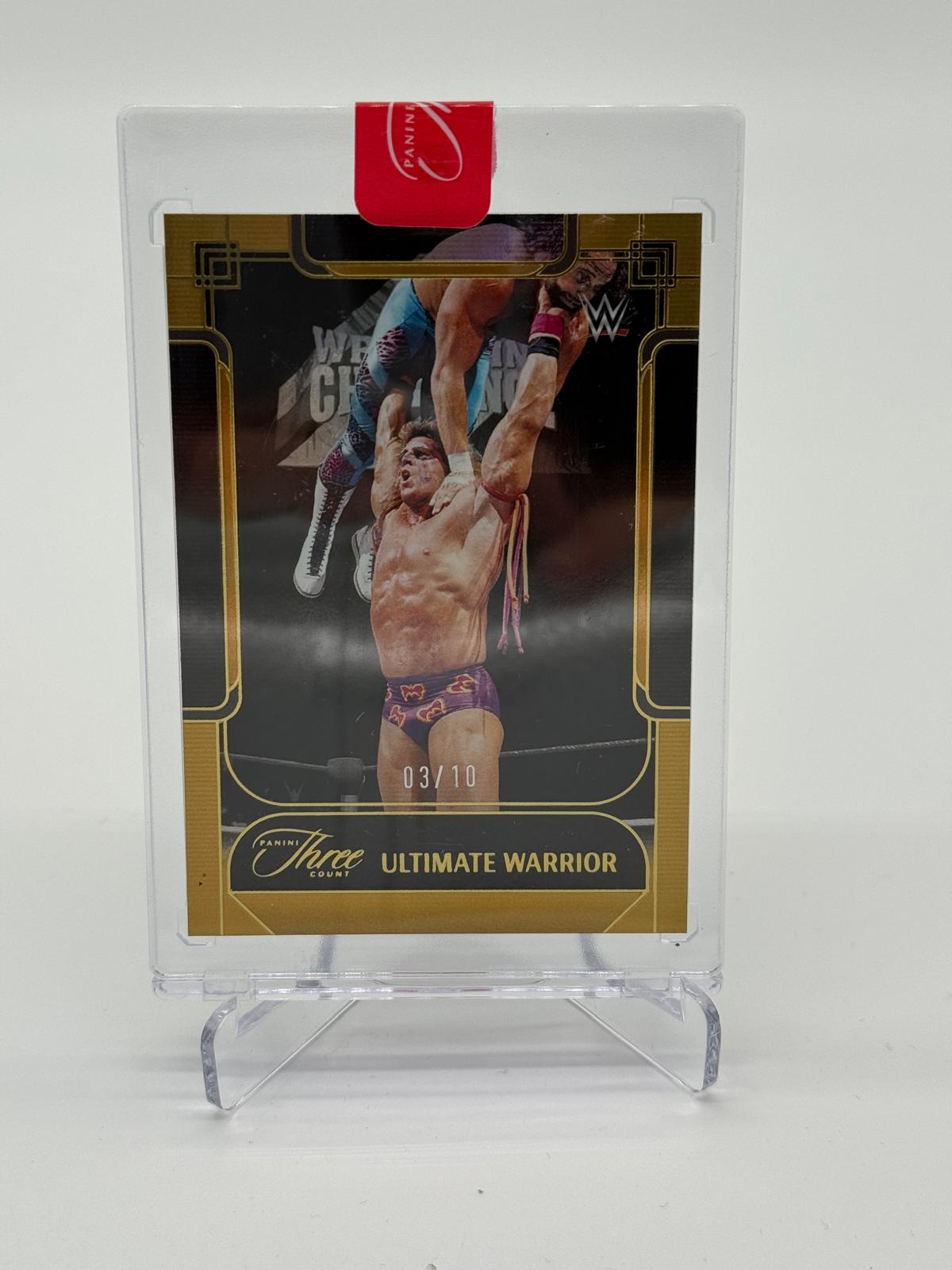2024 Panini Three Count Ultimate Warrior Gold 03/10