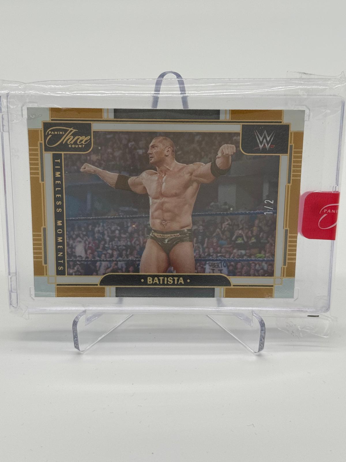 2023-24 Panini Three Count WWE Batista /2