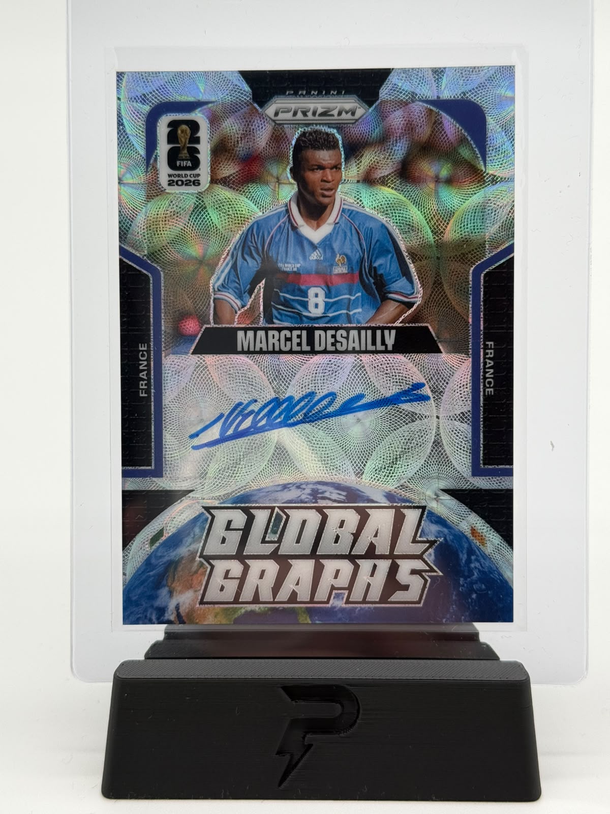 2026 Panini Prizm World Cup Marcel Desailly Global Graphs Auto