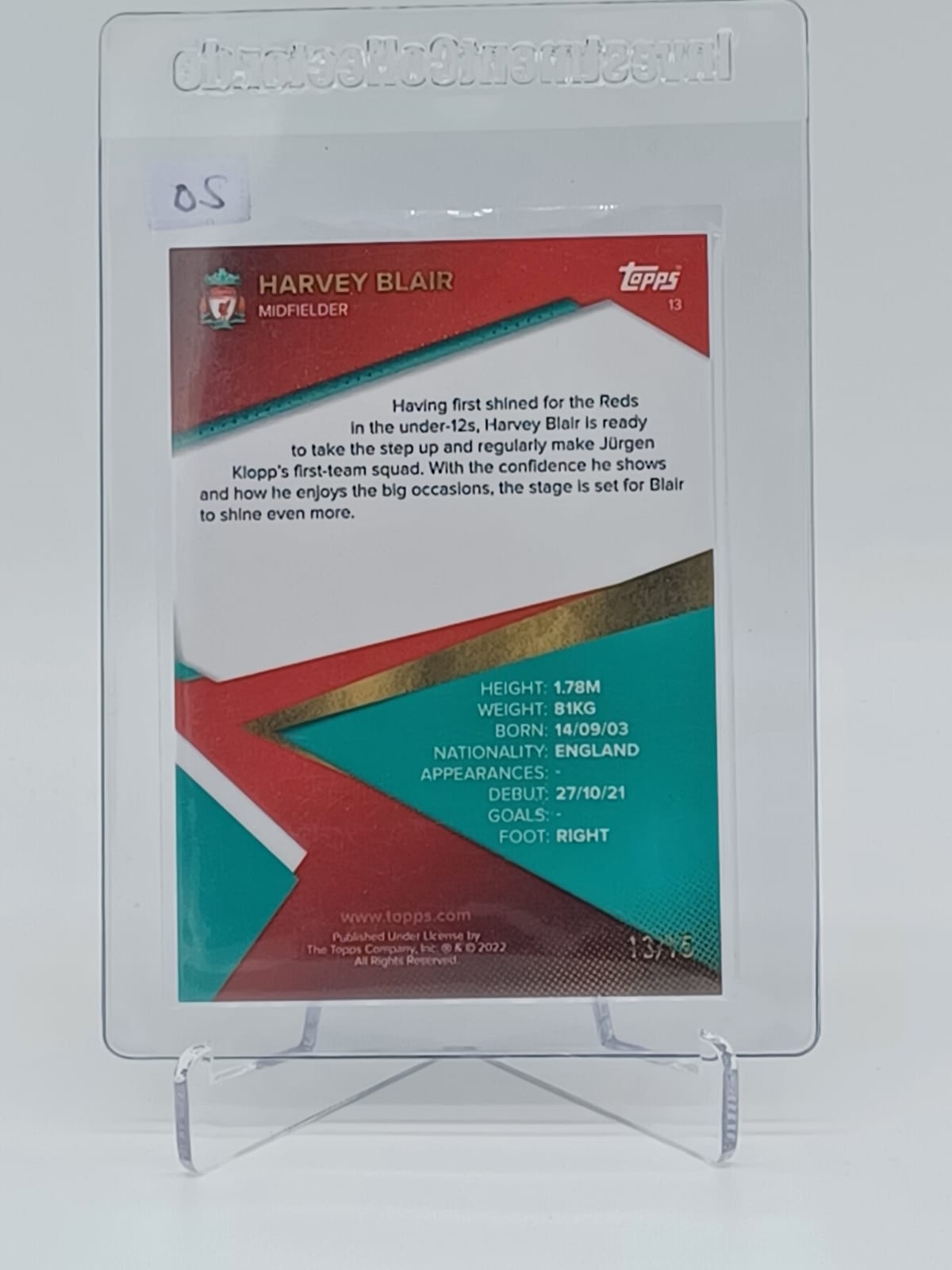 2022 Liverpool Team-Set / Harvey Blair /15