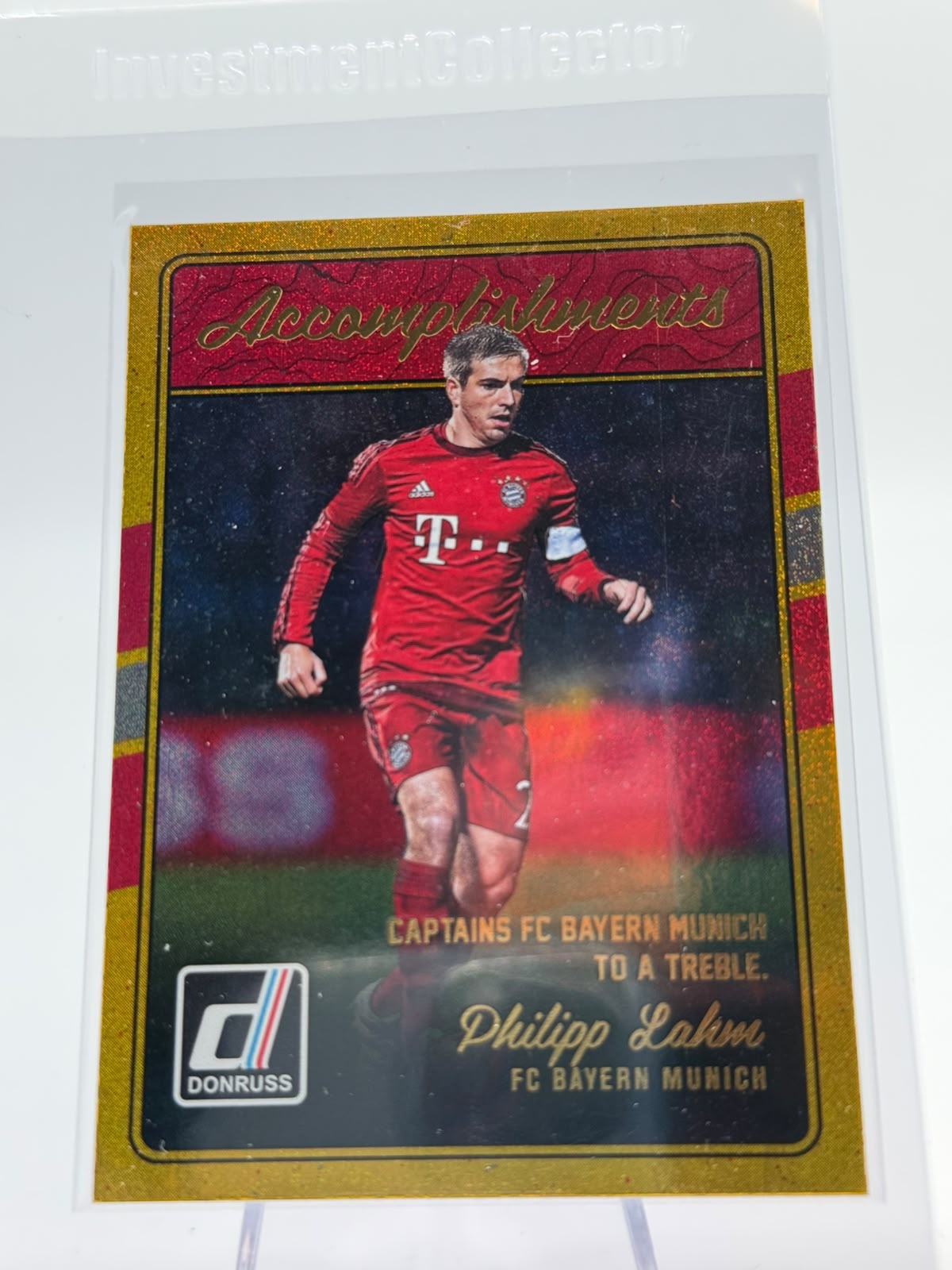 2016-17 Panini Donruss Philipp Lahm Accomplishments Gold