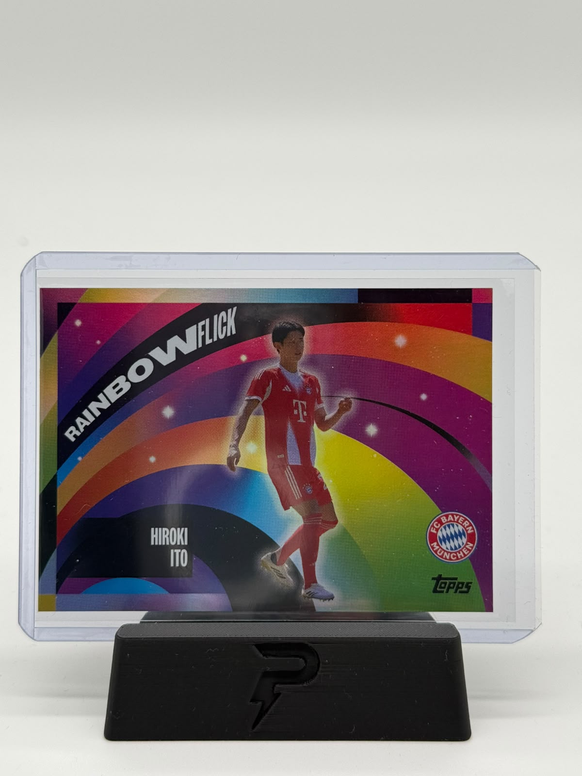 2025-26 Topps Fc Bayern Teamset Hiroki Ito Rainbow Flick