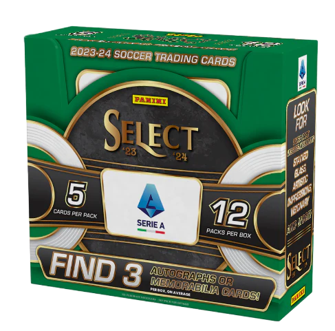 2023-24 PANINI SELECT SERIE A Soccer Hobby Box (SEALED)