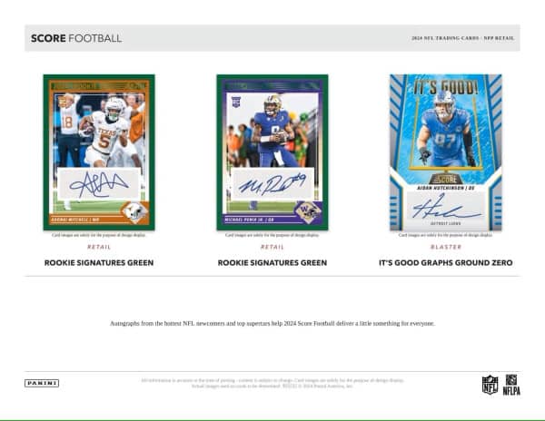 2024 PANINI SCORE Football Fat Pack (SEALED)