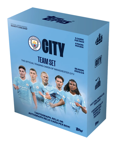 Topps Manchester City FC Official Team Set 23/24 (LIVEBREAK)