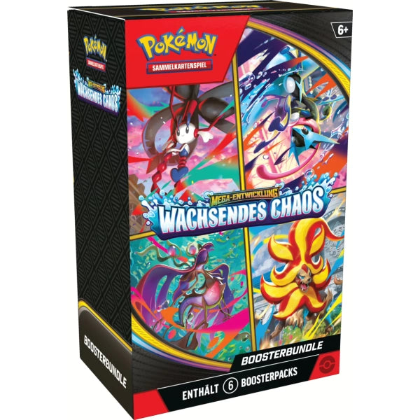 Pokemon Mega Entwicklung Wachsendes Chaos Boosterbundle DE - Livebreak by Fratelli Cards