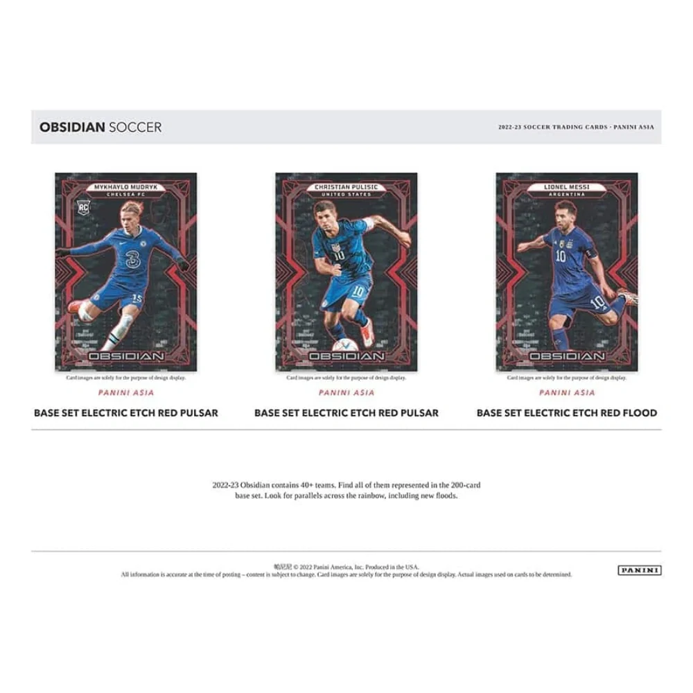 2022-23 PANINI OBSIDIAN Soccer ASIA TMALL Box (LIVEBREAK)
