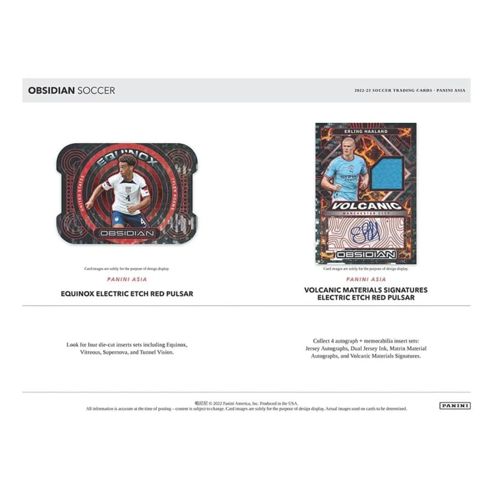 2022-23 PANINI OBSIDIAN Soccer ASIA TMALL Box (LIVEBREAK)