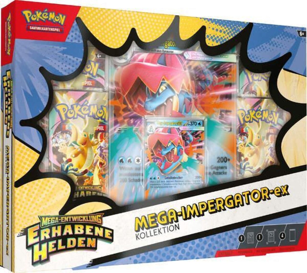 Pokémon Erhabene Helden Mega-Impergator-ex Kollektion DE (SEALED)