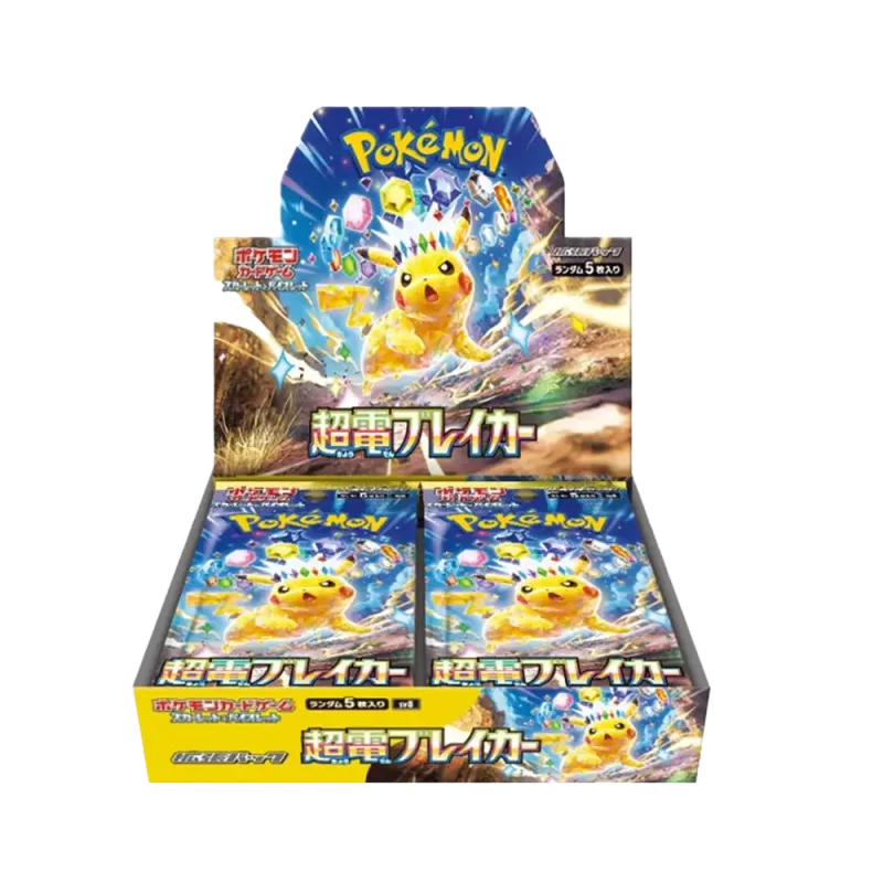 Pokémon Scarlet & Violet Super Electric Breaker sv8 JP Display (SEALED)