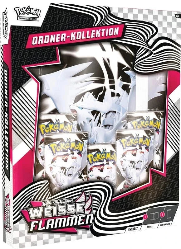 Pokémon Karmesin & Purpur Weisse Flammen Ordner-Kollektion DE (SEALED)