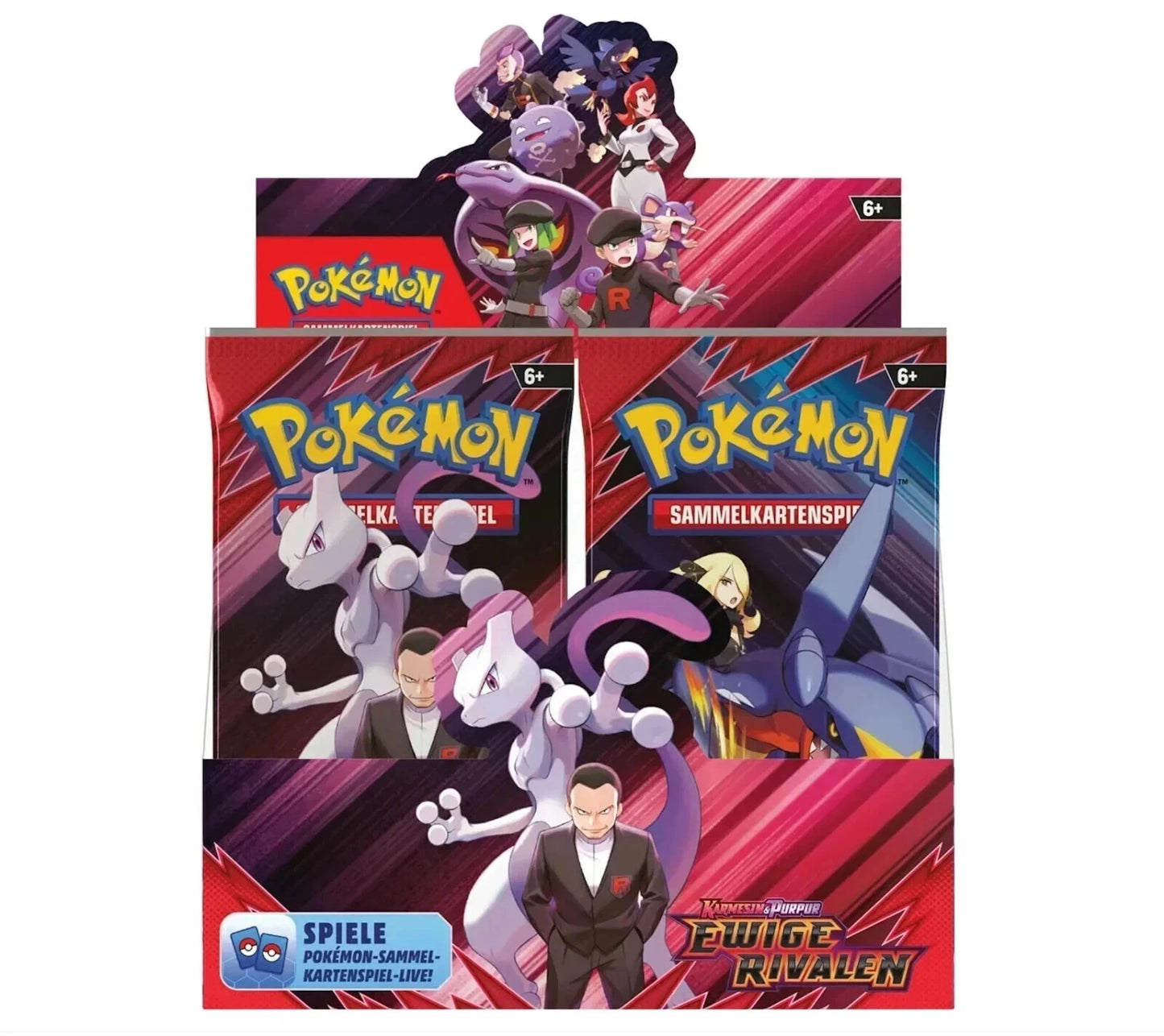 Pokémon KP10 Karmesin & Purpur Ewige Rivalen Booster Display DE (SEALED)