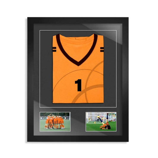 Trikot Rahmen Schwarz 50 x 70 cm