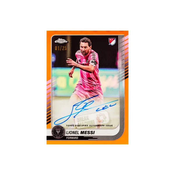 2025 Topps Chrome MLS Blaster Box (SEALED)