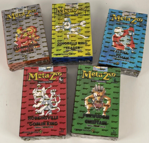MetaZoo Cryptid Nation 2nd Edition - Theme Deck Displays 5er Bundle ENG