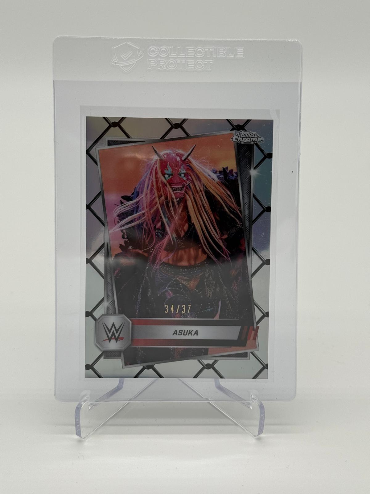 2025 Topps Chrome WWE Asuka Steel Cage /37