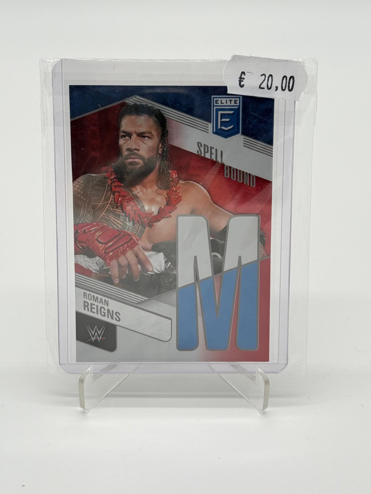 2023 Panini Donruss Elite WWE Roman Reigns Spell Bound /99