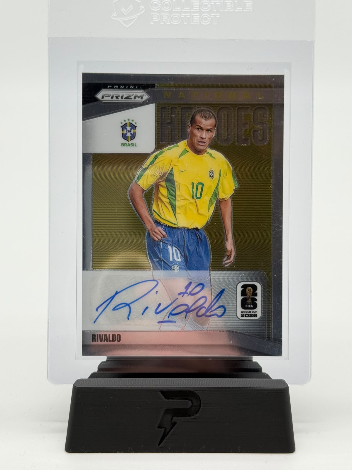 2026 Panini Prizm World Cup Rivaldo Auto National Heroes