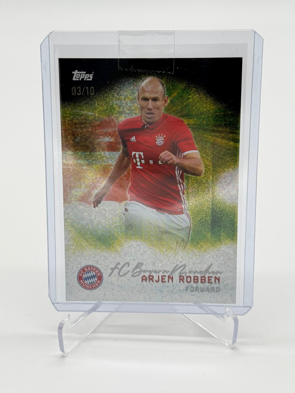 2025 Topps FC Bayern Teamset Arjen Robben Pitch Pirsuits 03/10