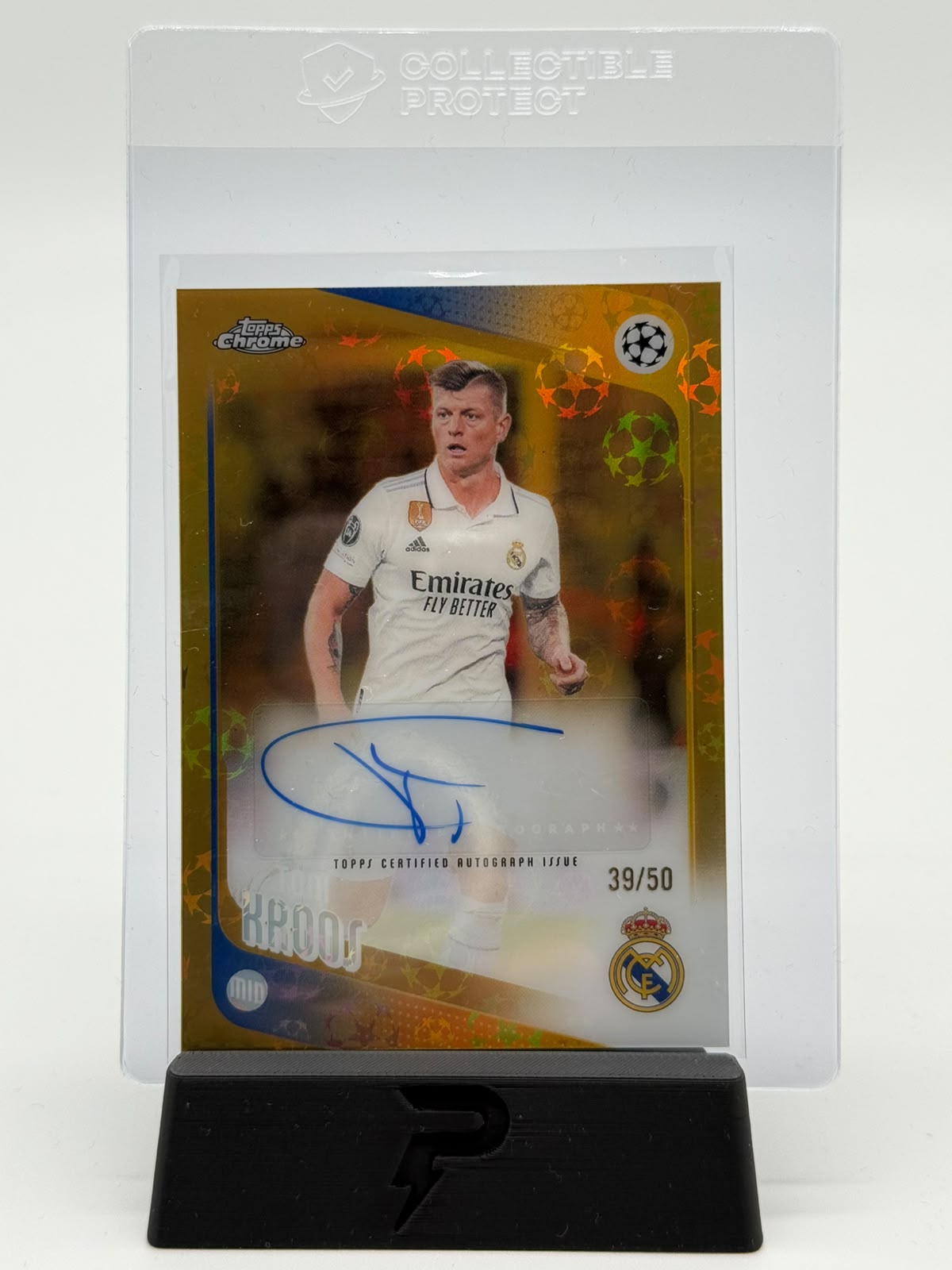 2026 Topps Chrome Logofractor Toni Kroos 39/50 Auto