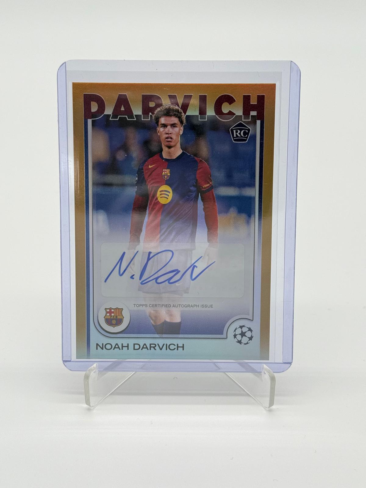 2024-25 Topps UCC Noah Darvich RC Auto /50