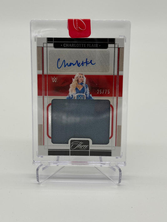 2024 Panini Three Count WWE Massive Mat Autographs Charlotte Flair 25/75