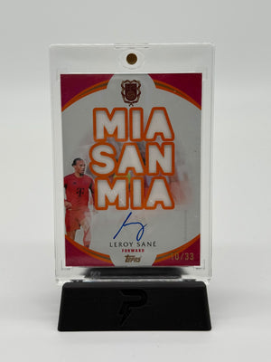 2025 Topps 125 Jahre Fc Bayern Leroy Sane Auto/Relic 10/33