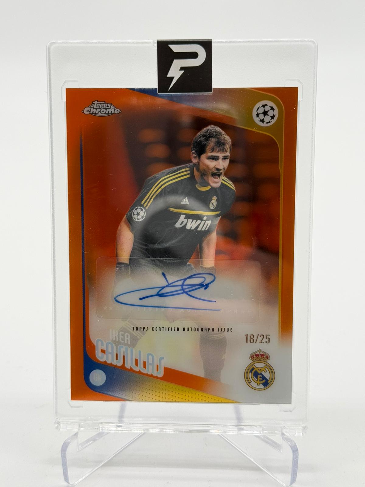 2026 Topps Chrome UCC Iker Casillias Autogramm 18/25