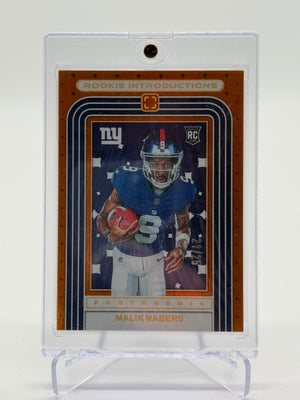 2024 Panini Photogenic Football Malik Nabers 21/25 RC