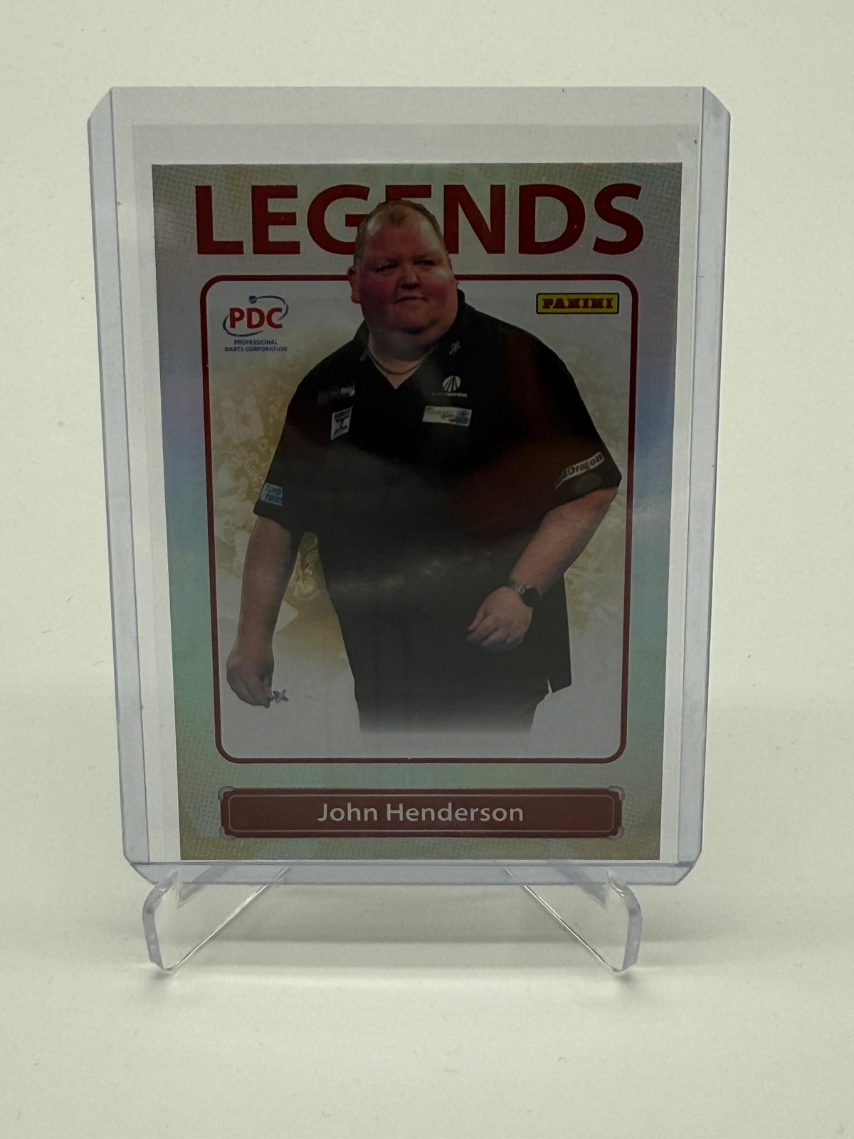 2025 Panini PDC World Championship Legends John Henderson /50