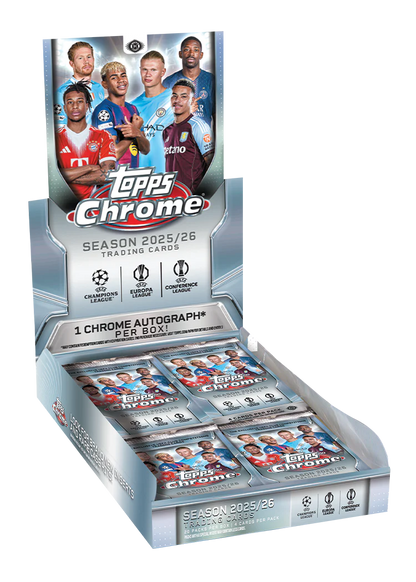 2x CASE MIXER (18x BOX) 2025-26 Topps Chrome UCC PYT/PYP #1