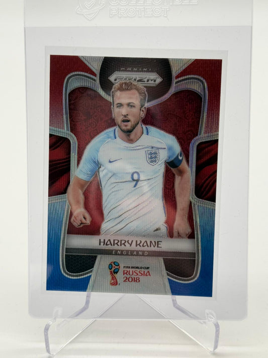 2018 Panini Prizm World Cup Harry Kane Red Blue Wave