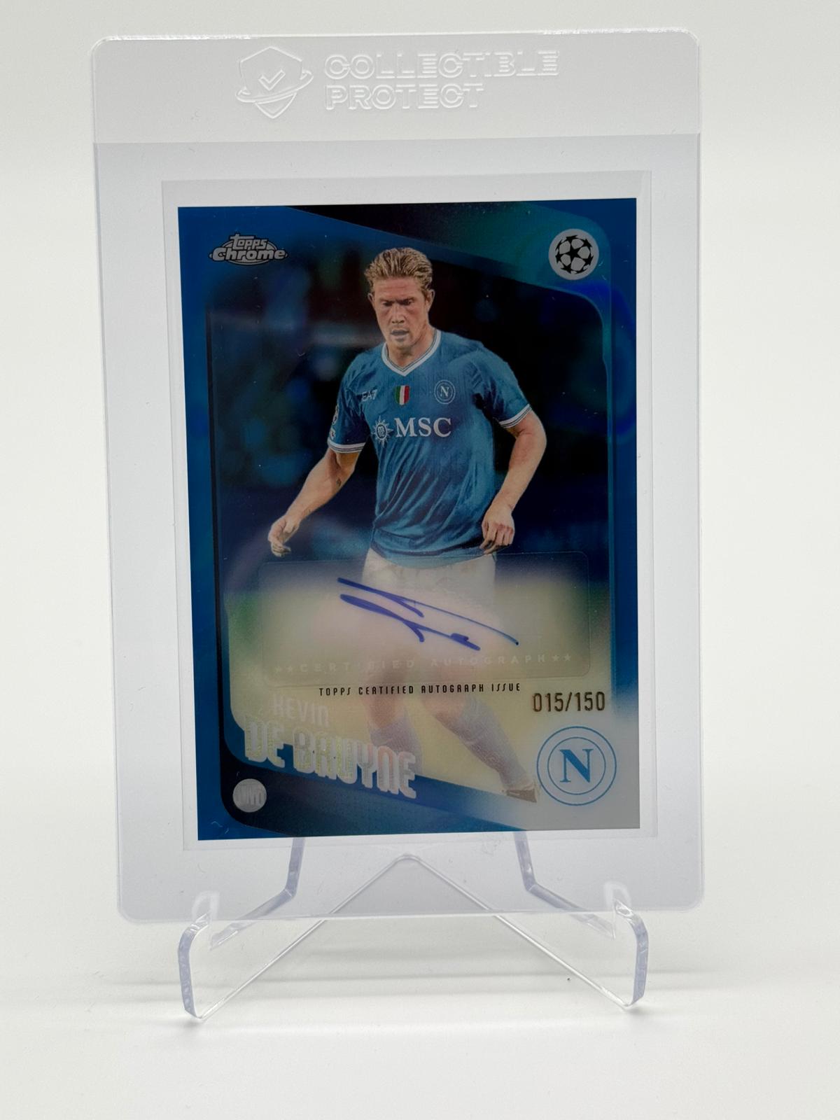 2026 Topps Chrome UCC Kevin De Bruyne Autogramm 015/150